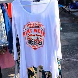 Women's bike week long sleeve shirt
